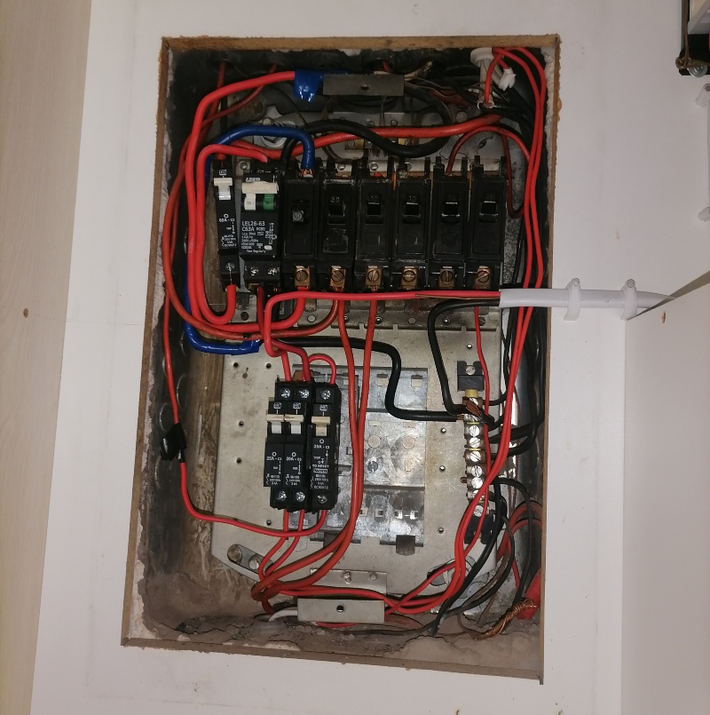 new electrical installation